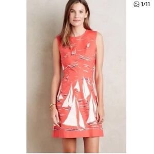 Maeve berru sailboat poplin sleeveless dress